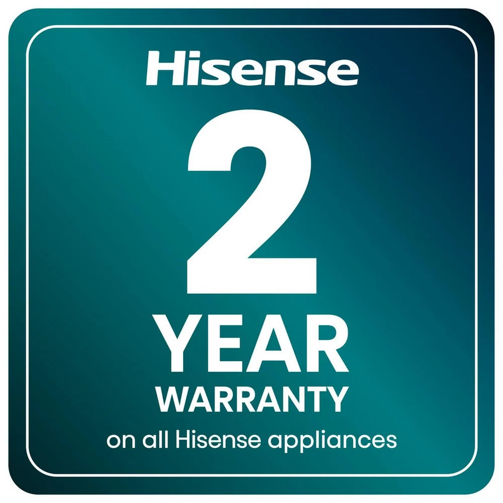 Hisense RB435N4BFE 60/40 Frost Free Fridge Freezer Black - E Rated
