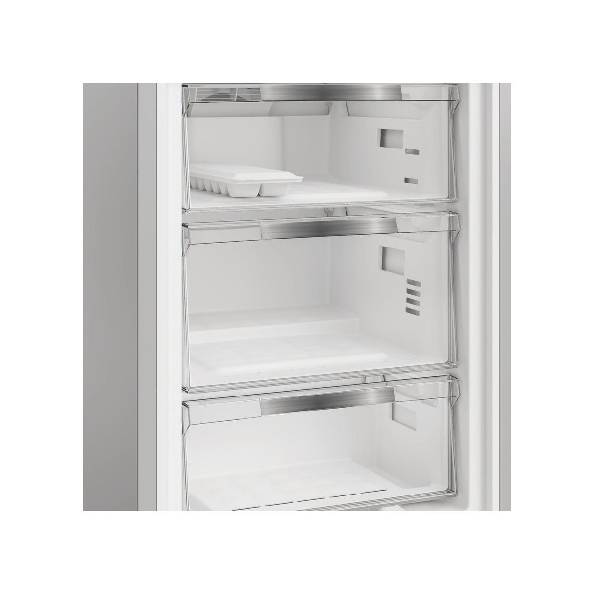 Hotpoint HPK26363WXP4UK Freestanding Dual No Frost Fridge Freezer With Even Flow Inox