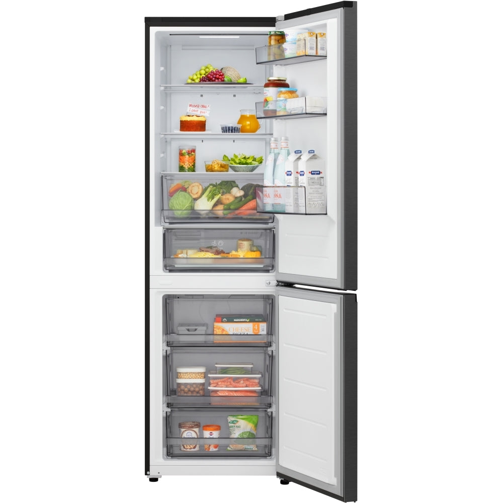 LG Fit & Max GBBSJ10EEP 60/40 Total No Frost Fridge Freezer Matte Black - E Rated