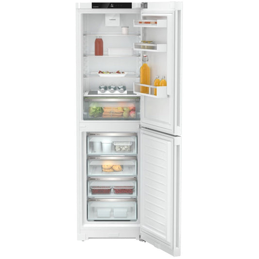 Liebherr Pure CND5704 359L EasyFresh No Frost Freestanding Fridge Freezer White